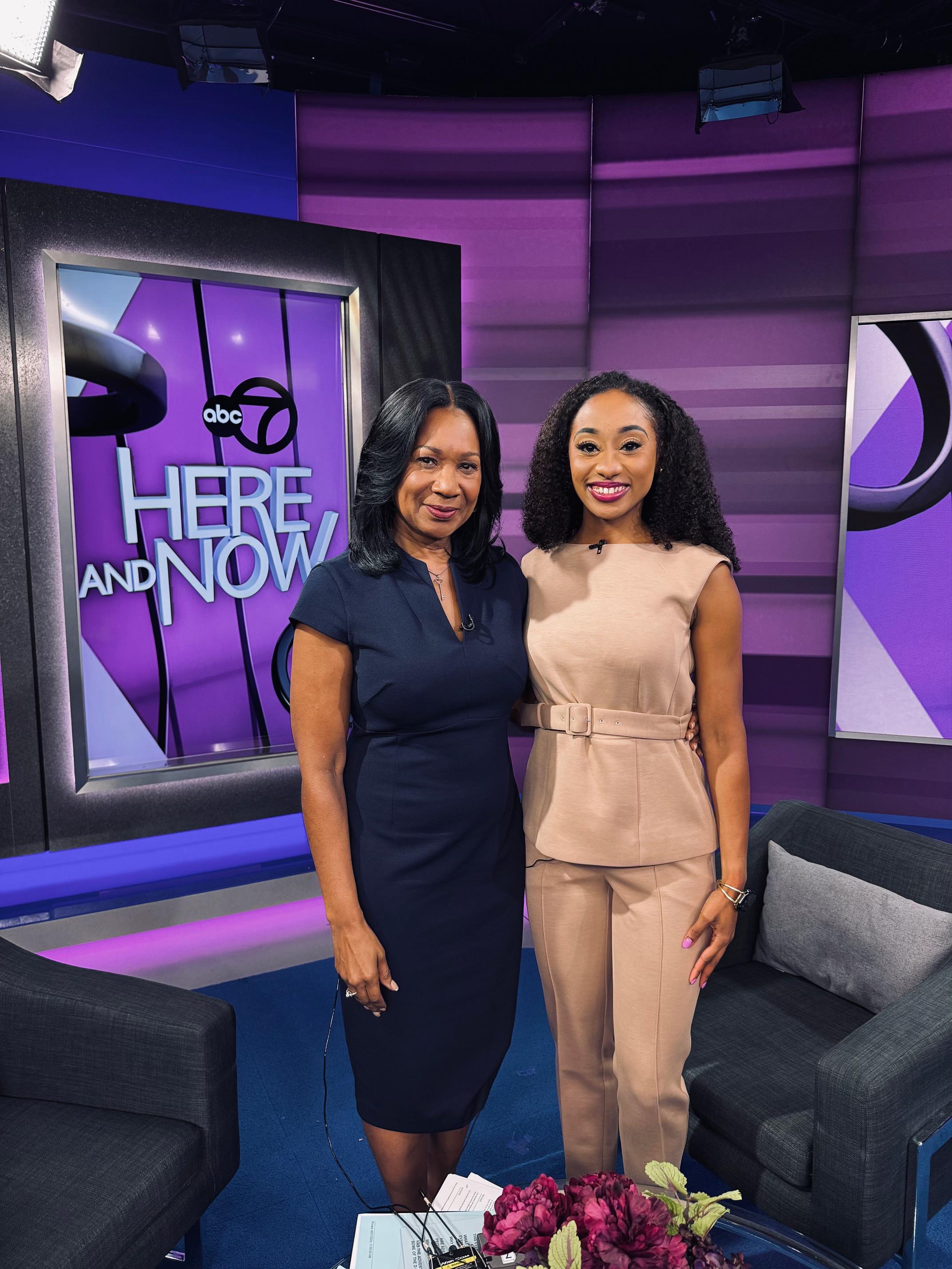 ABC Here and Now interview set, 2024.